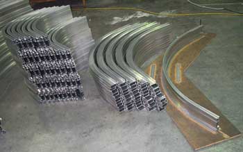 example of curved metal